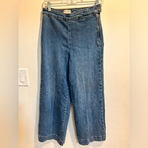 Pilcro High-waisted Wide-Leg Jeans